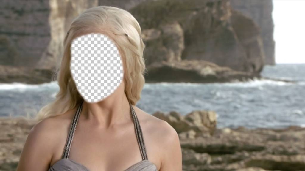 Fotomontage von Khaleeshi von Game of Thrones, wo Sie Ihr Gesicht ..