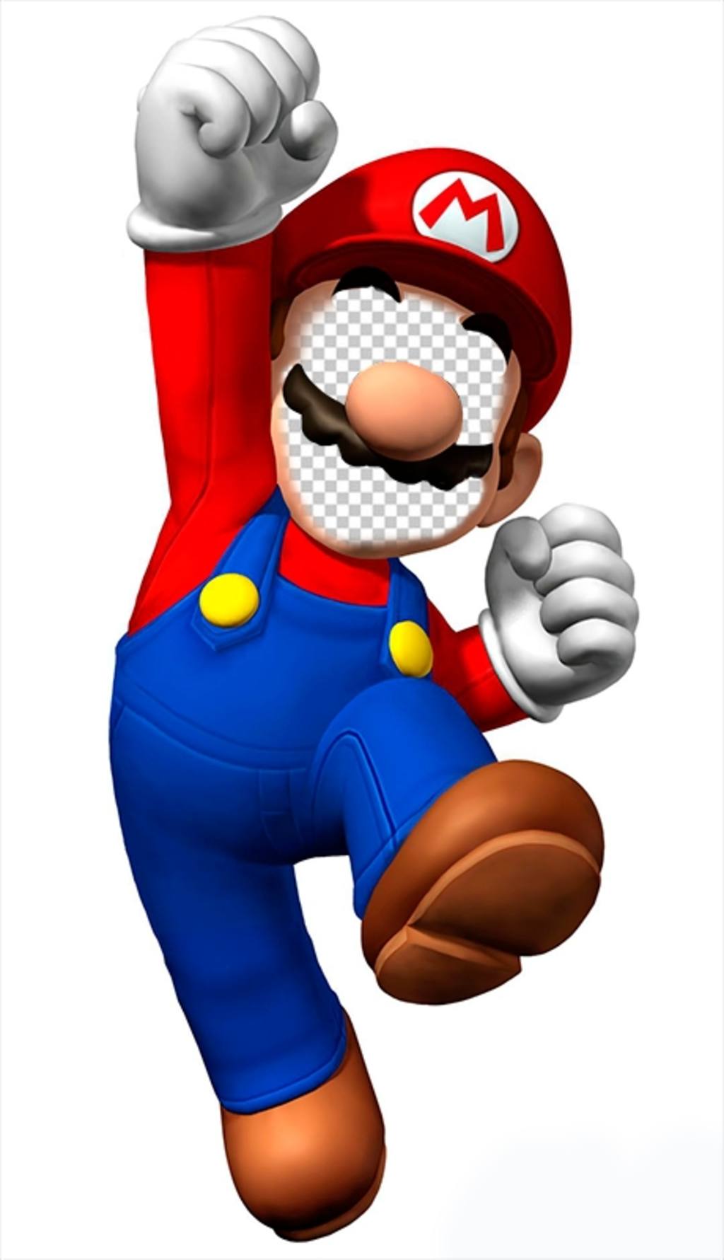 Fotomontage zu setzen Ihr Gesicht auf Super Mario und haben Spaß ..