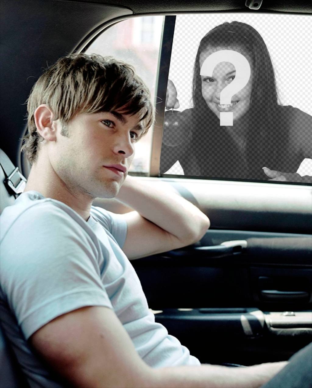 Fotomontage mit dem Schauspieler Chace Crawford ..