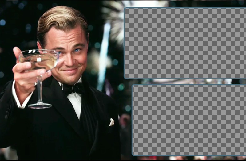 Collage von zwei Fotos mit The Great Gatsby personalisieren. ..