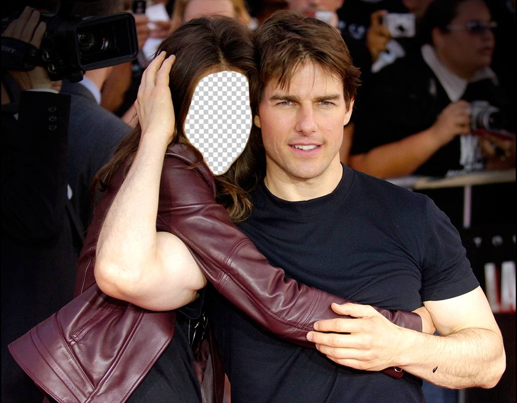 Fotomontage zu bearbeiten und den Schauspieler Tom Cruise ..