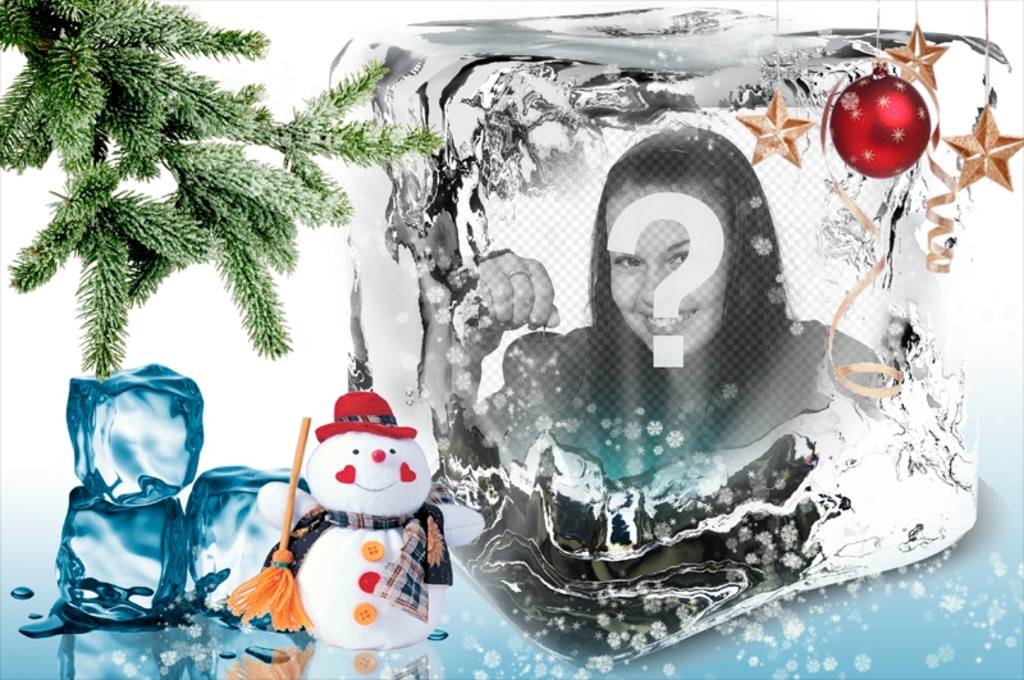 Fotomontagen und Bilderrahmen für Weihnachten Photoeffekte