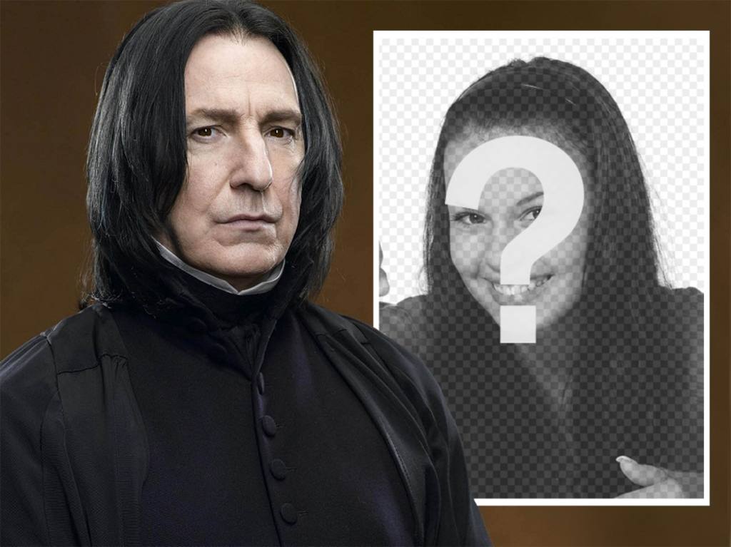 Photo-Effekt mit Snape von Harry Potter ein Bild hochladen ..