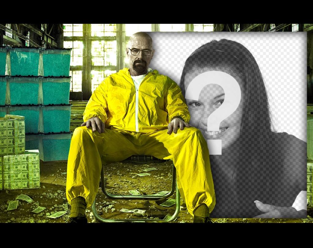 Fotoeffekt für die Fans der Serie Breaking Bad ..