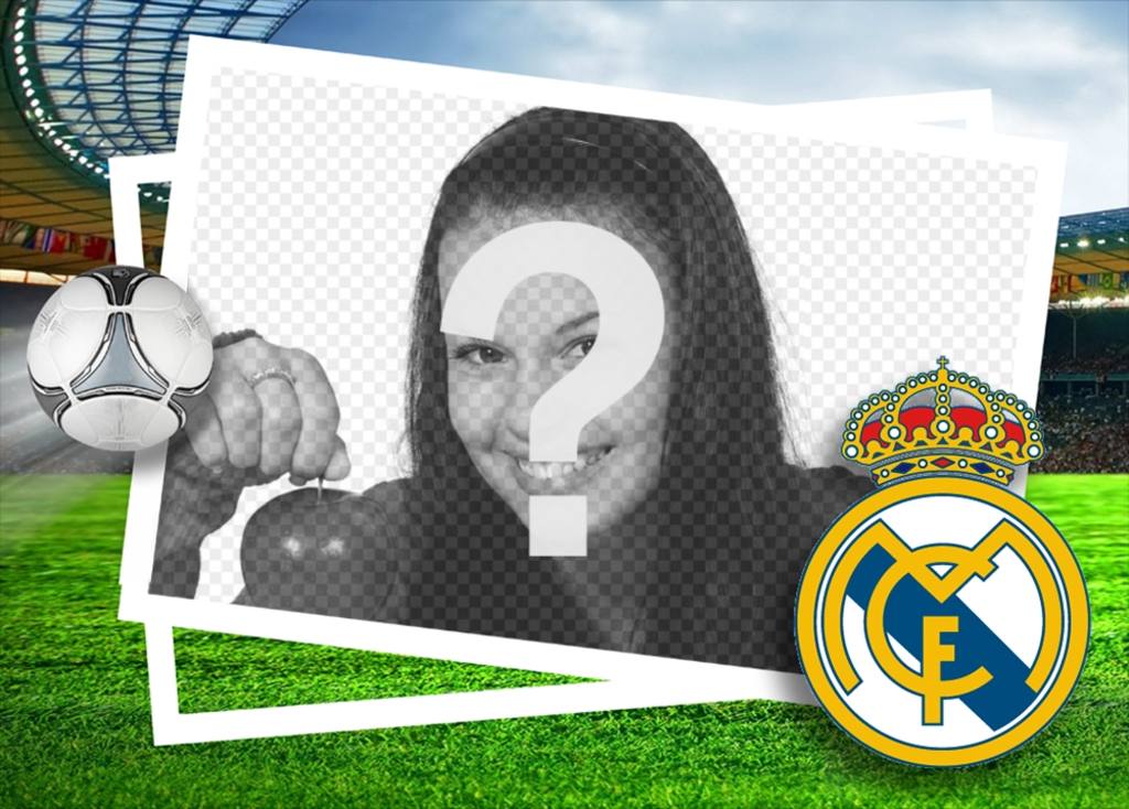 Real Madrid-Schild zum Hinzufügen zu Ihren Fotos ..