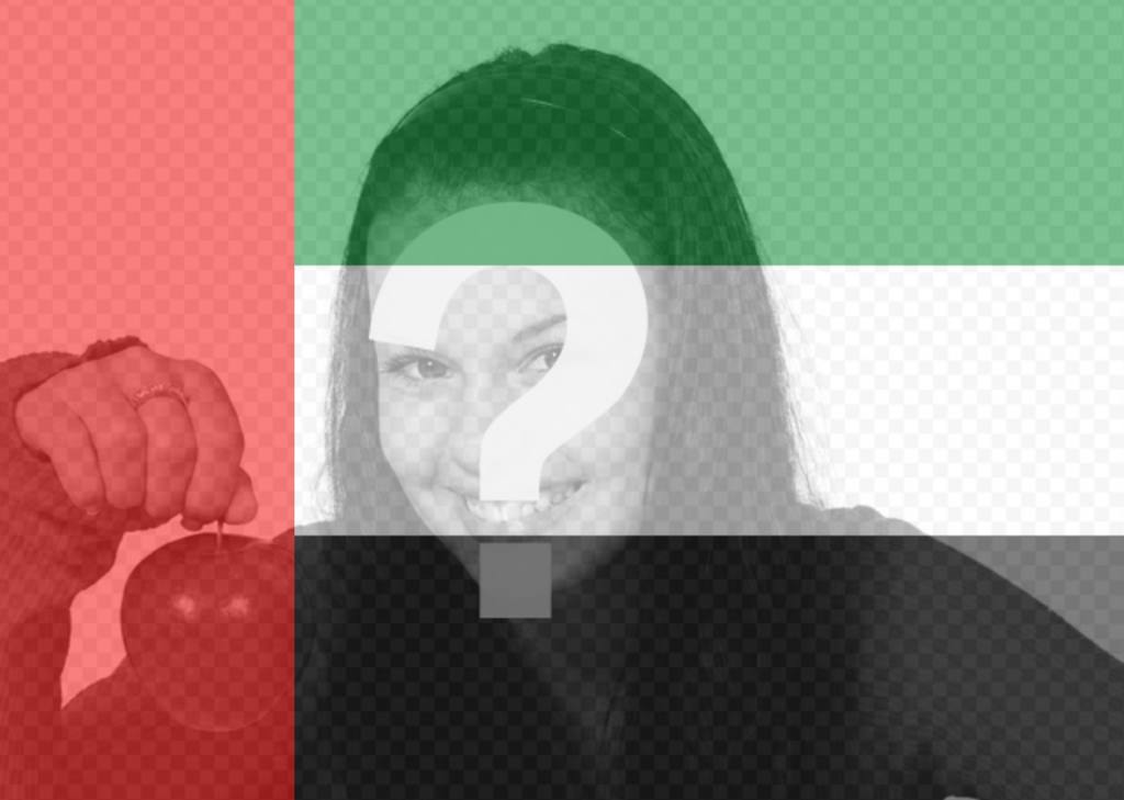 Wirkung der Arabischen Emirate Flagge auf Ihre Bilder ..