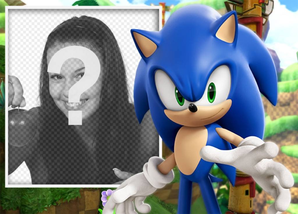 Foto-Effekt mit Sonic mit Ihrem Lieblingsfoto ..