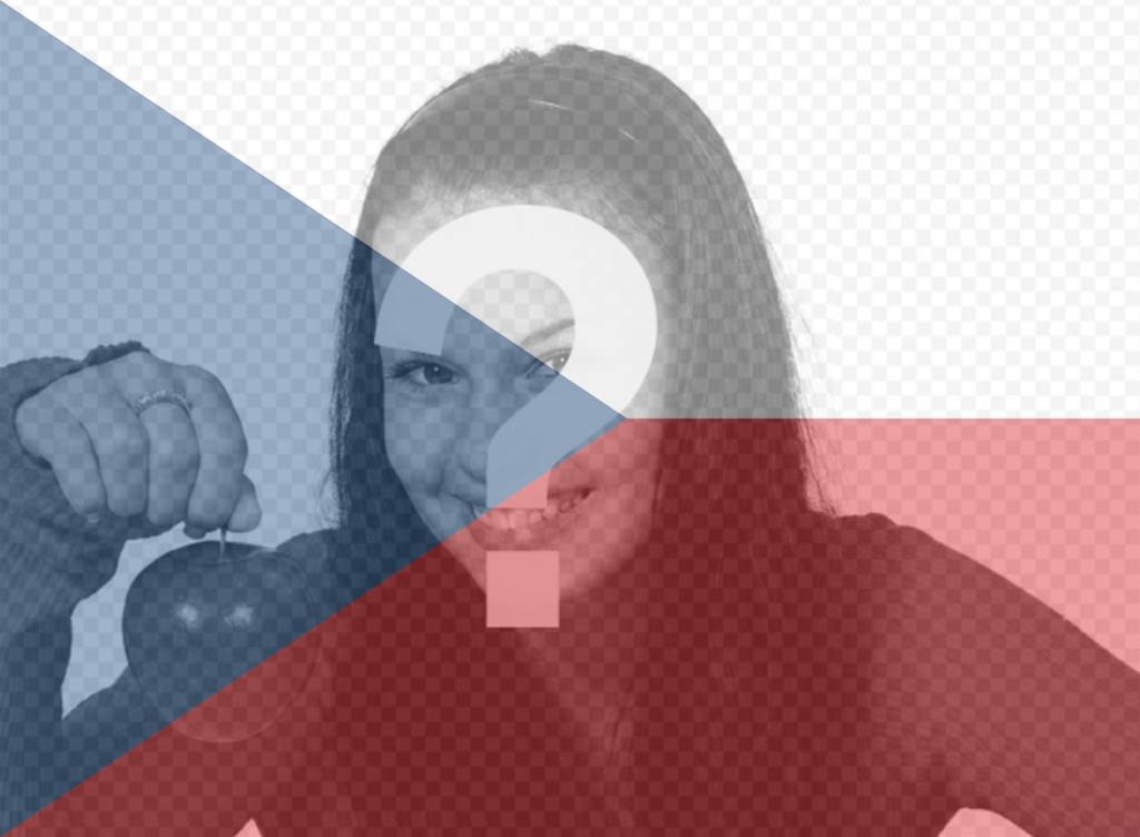 Filter der Flagge der Tschechischen Republik, um Ihre Fotos ..