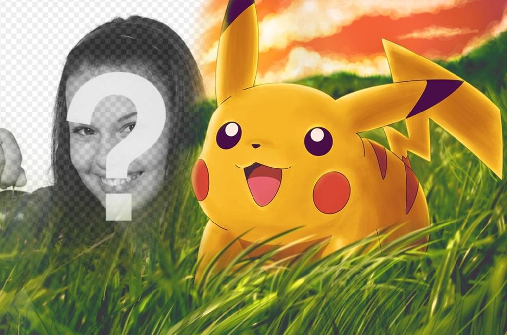 Foto Effekt zu Pikachu in Ihr Foto online hinzufügen ..