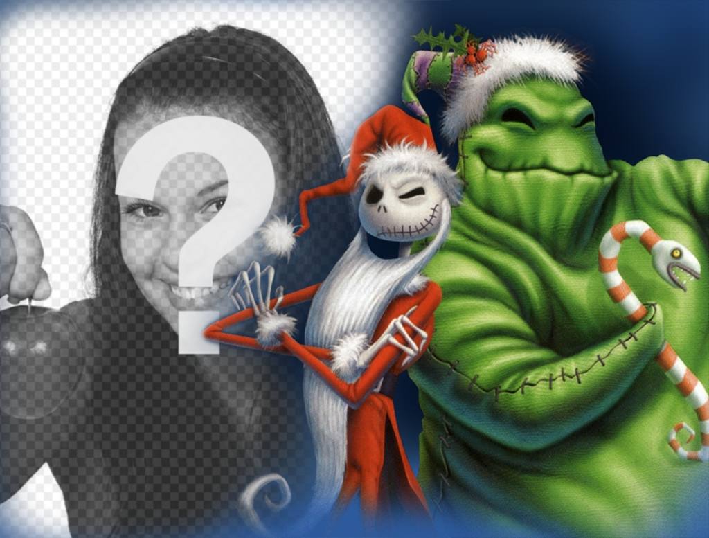 Foto-Effekt mit Jack of Nightmare Before Christmas Film ..